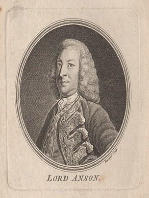 Item #781 Lord Anson. Simon Francois Ravenet I. after Sir Joshua Reynolds