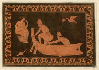 Item #823 Hamilton Greek Vase - Two fishermen in a boat with a seated nymph. Pierre Francois...