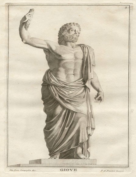 Item #834 Giove (Jupiter). PA Pazzi after Giovanni Domenico Campiglia.