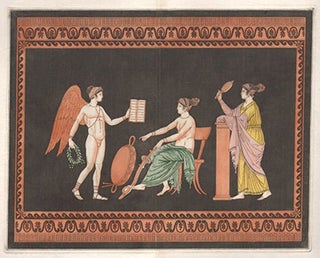 Item #868 Hamilton Greek Vase - Eros and two women. Pierre Francois Hugues D'Hancarville, author