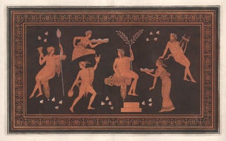 Item #873 Hamilton Greek Vase - Dionysius and Apollo with satyrs and maenads. Pierre Francois...