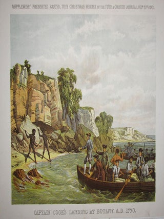 Item #896 Captain Cook's Landing at Botany Bay A.D. 1770. Anon