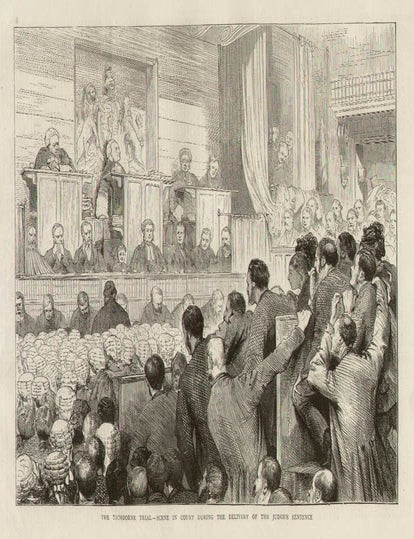 The Tichborne Trial - Scene in court | The Graphic