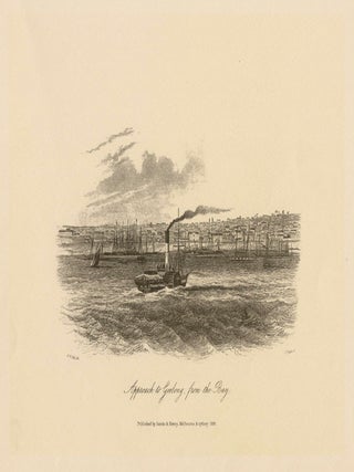 Item #925 Approach to Geelong from the Bay. After James Tingle, after ST Gill