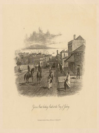 Item #931 Yarra Street looking South to the Bay of Geelong. After James Tingle, after ST Gill
