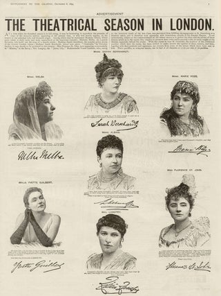 Item #946 Melba - The Theatrical Season in London. The Graphic