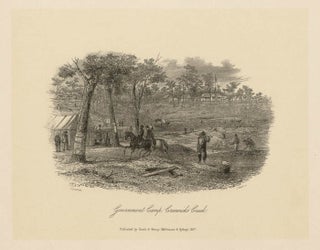 Item #985 Government Camp, Creswick's Creek. After James Tingle, after ST Gill